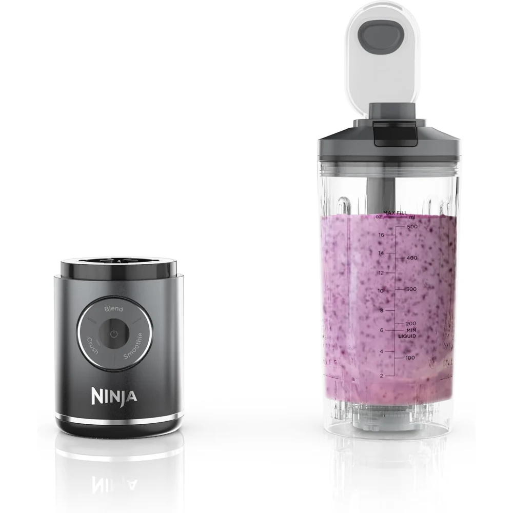 Licuadora Portatil Recargable Ninja Blast Max Bc251gy Gris Frio Shark Ninja Caja x 1