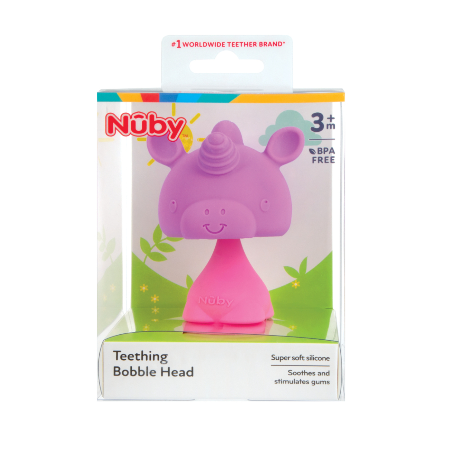 Mordedor Personaje De Bobble Unicornio Nuby Blister x 1 