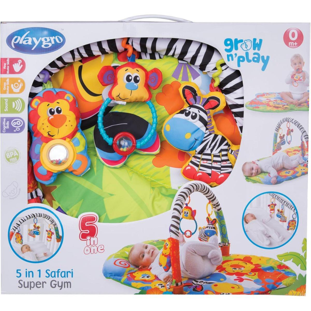 Gimnasio 3 En 1 Safari PlayGrow Caja x 1 